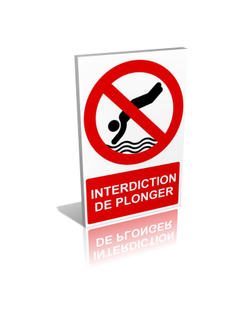 Interdiction de plonger