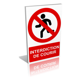 Interdiction de courir