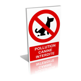 Pollution canine interdite