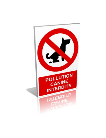 Pollution canine interdite