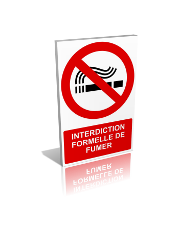 Interdiction formelle de fumer