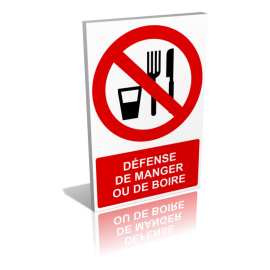 Défense de manger ou de boire