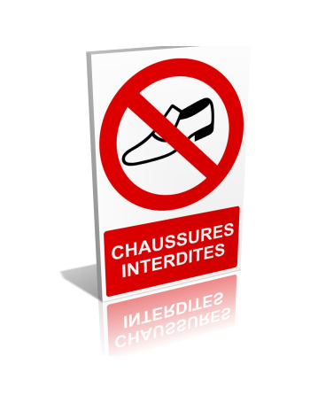 Chaussures interdites