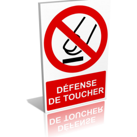 Défense de toucher