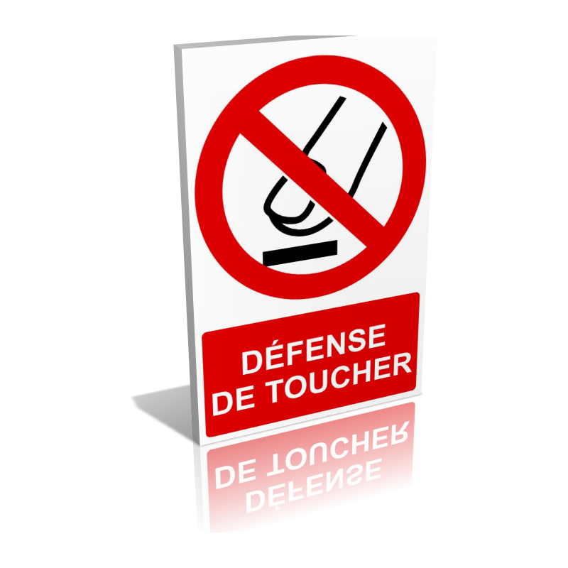 Défense de toucher