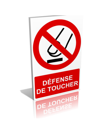 Défense de toucher