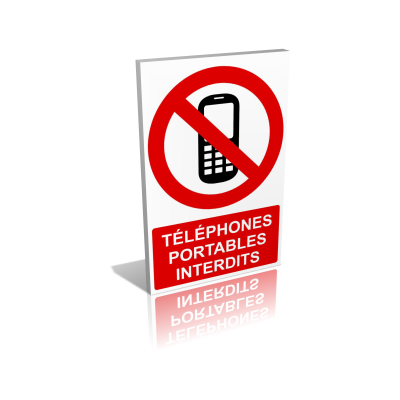 Téléphones portables interdits