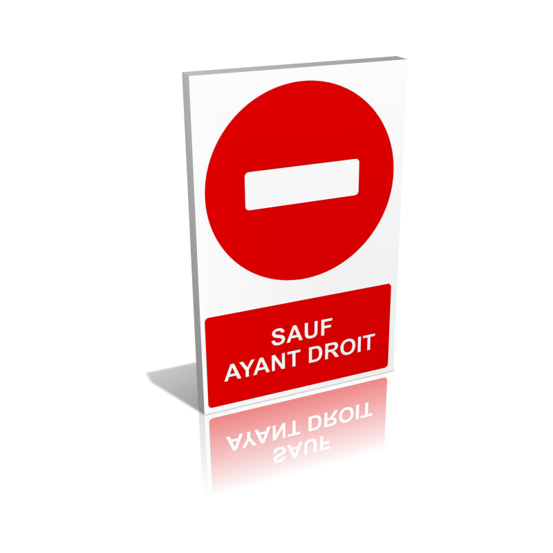 Sens interdit sauf ayants droit