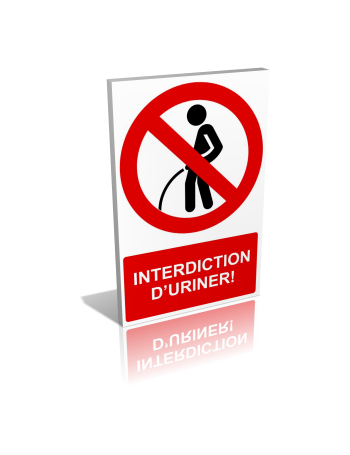 Interdiction d'uriner