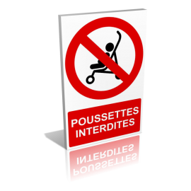 Poussettes interdites