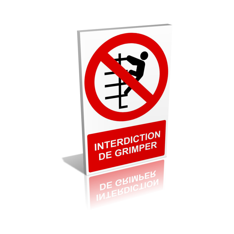 Interdiction de grimper