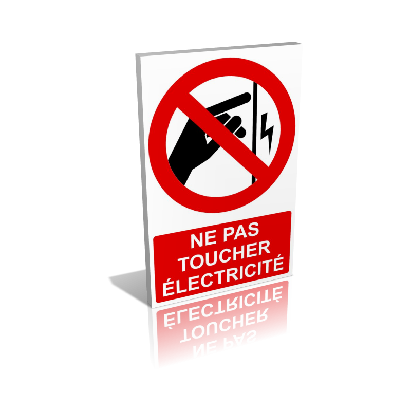 Ne pas toucher électricité