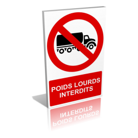 Poids lourds interdits