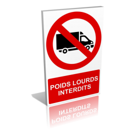 Poids lourds interdits