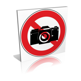 Il est interdit de prendre des photos