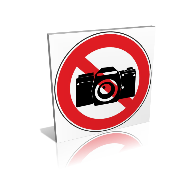 Il est interdit de prendre des photos Il est interdit de prendre des photos