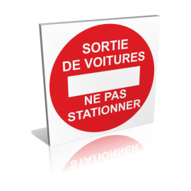 Sortie de voiture- Ne pas stationner