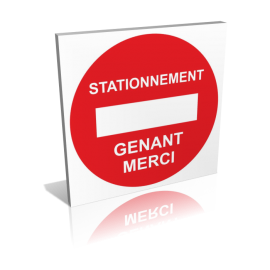 Stationnement gênant - Merci