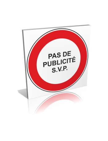 Pas de publicité s.v.p.