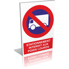 Stationnement interdit aux poids lourds