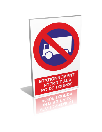 Stationnement interdit aux poids lourds