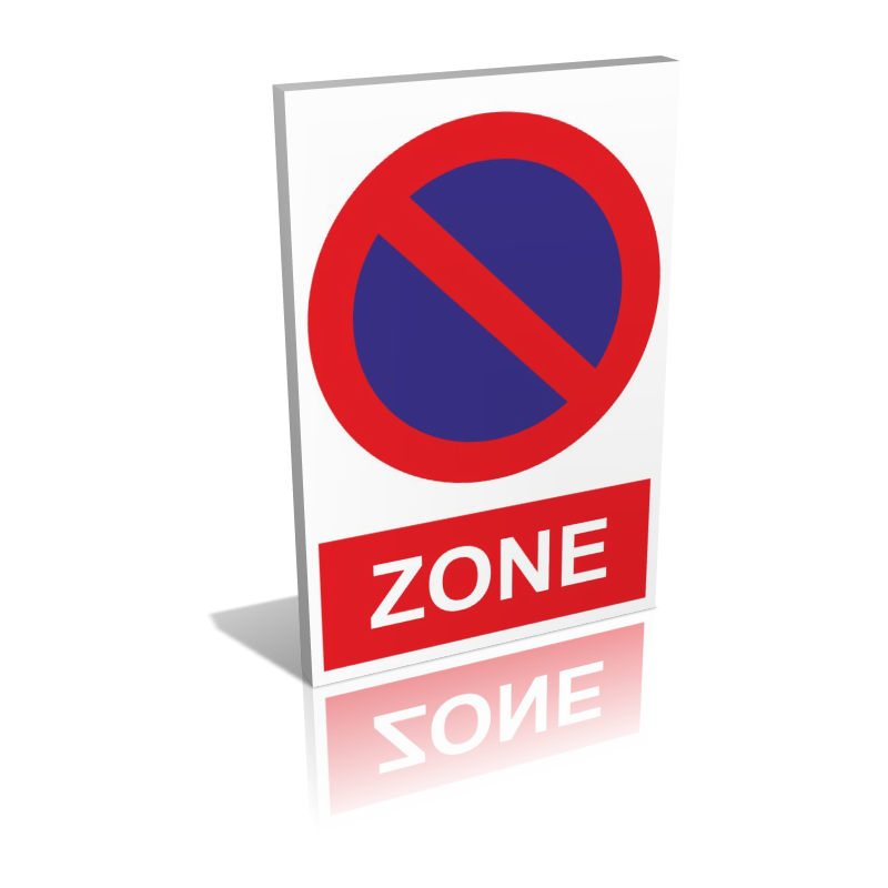 Zone de stationnement interdit