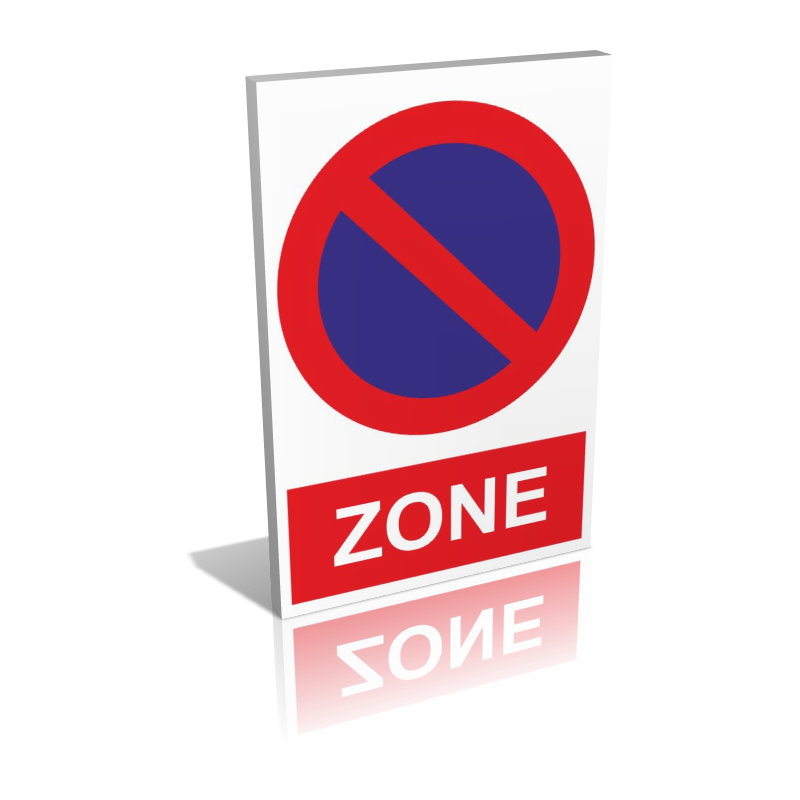 Zone de stationnement interdit Zone de stationnement interdit
