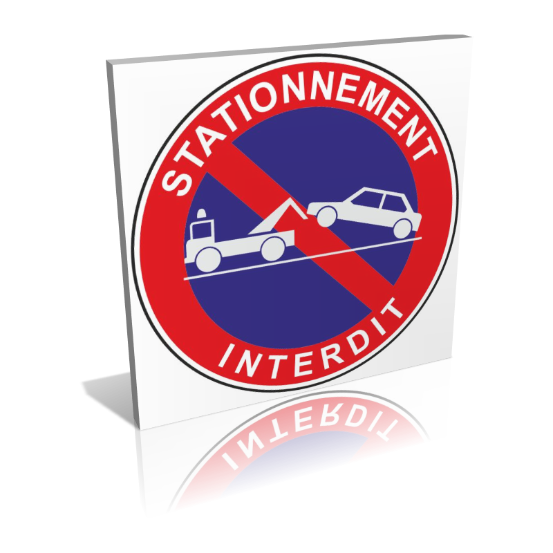PANNEAU STATIONNEMENT INTERDIT