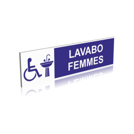 Lavabo femme handicapée