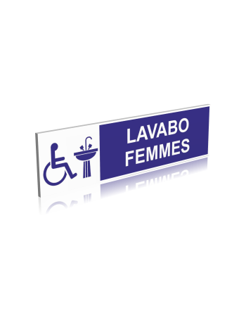 Lavabo femme handicapée