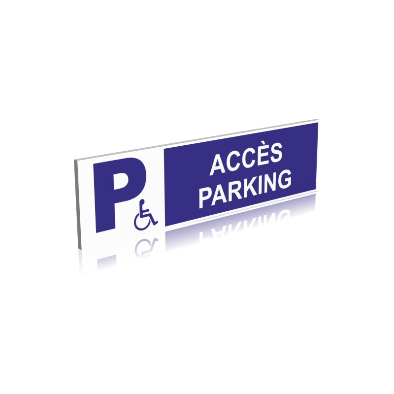 Accès parking handicapés