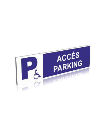 Accès parking handicapés