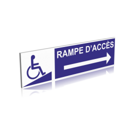 Rampe d'accès droite