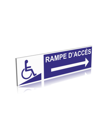 Rampe d'accès droite