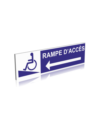 Rampe d'accès gauche