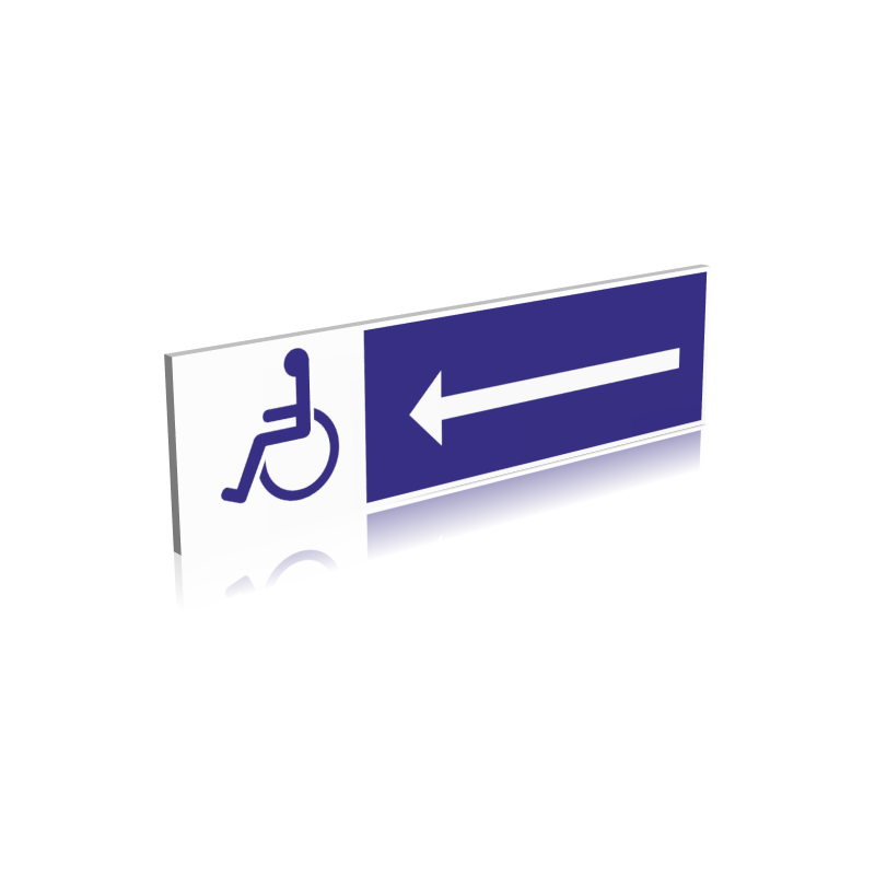 Cheminement handicapés - Gauche