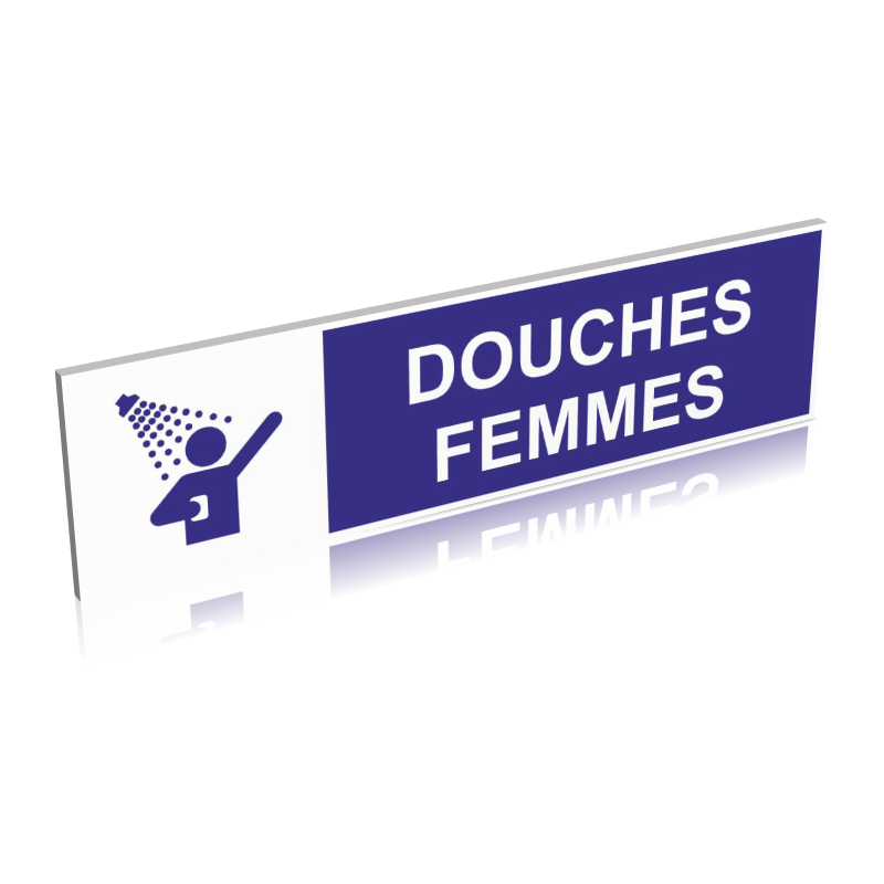 Panneau Douches Femmes Signal tique Information Panneau Douches Femmes Signal tique Information