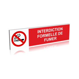 Interdiction formelle de fumer