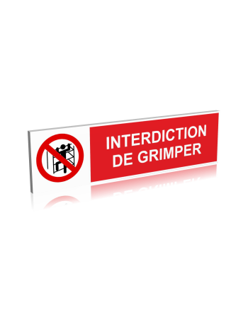 Interdiction de grimper
