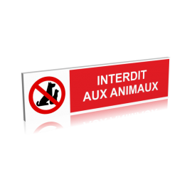 Interdit aux animaux