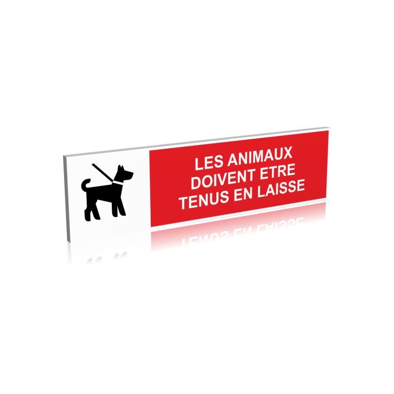 Les animaux doivent être tenus en laisse Les animaux doivent être tenus en laisse