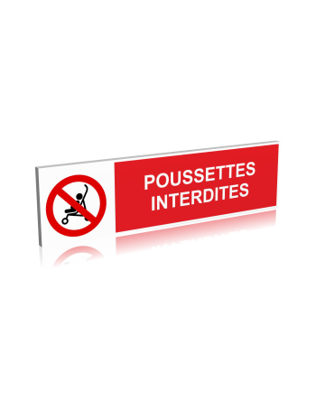 Poussettes interdites