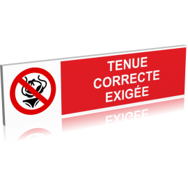 Tenue correcte exigée
