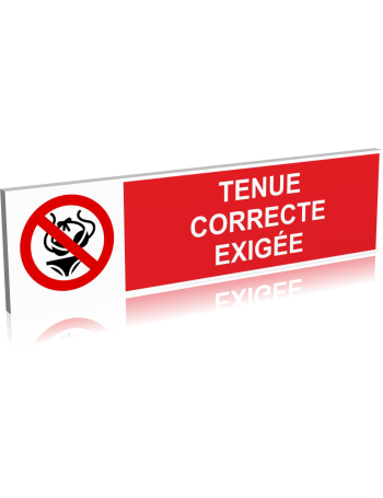 Tenue correcte exigée