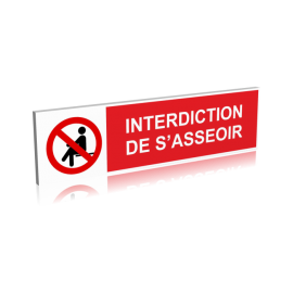 Interdiction de s'asseoir