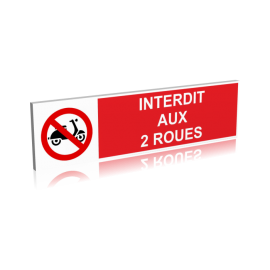 Interdit aux 2 roues