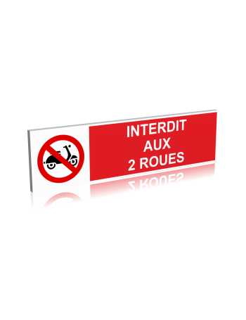Interdit aux 2 roues