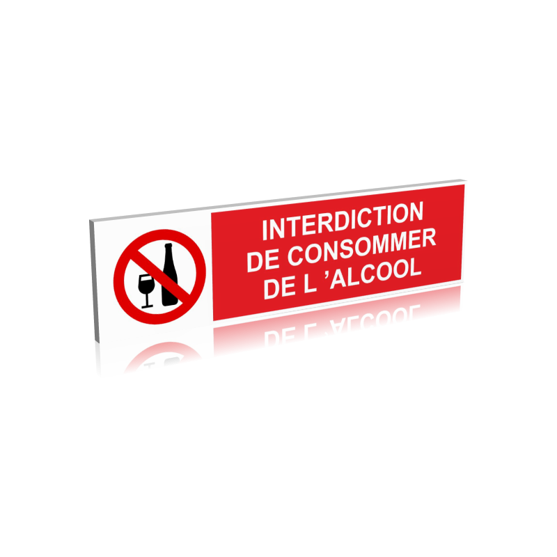 Interdiction de consommer de l'alcool Interdiction de consommer de l'alcool