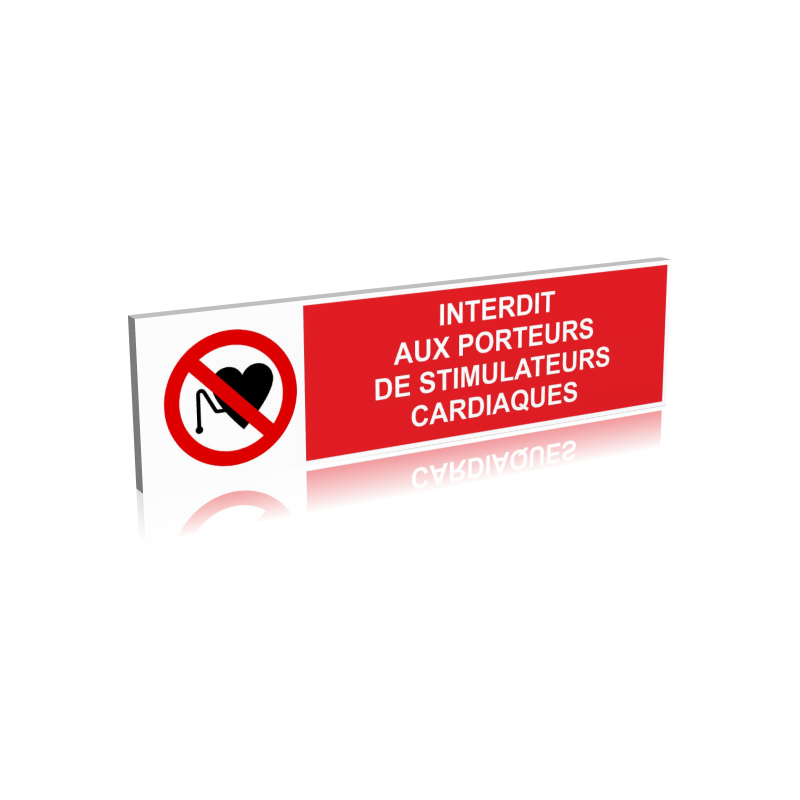 Interdit aux porteurs de stimulateurs cardiaques Interdit aux porteurs de stimulateurs cardiaques