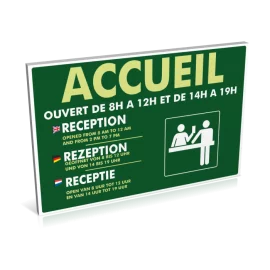 Entrée  Accueil ouvert